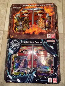 One Piece TCG Illustration Box Vol. 5 and 6 Factory Sealed Brand New In Hand - Image 1
