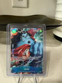 ALT ART Jinbe OP07-045 Super Rare Alt Art NM English ONE PIECE TCG - Image 1
