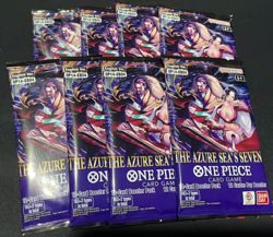 x8 One Piece The Azure Sea’s Seven OP14-EB04 Packs English SEALED - Image 1