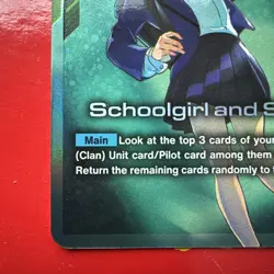 Gundam Card Game ST06 Clan Unity Schoolgirl and Smuggler ST06-012 C+ Common+ NM - Image 5