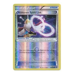Alakazam Spirit Link 90/124 Reverse Holo Fates Collide Pokemon Card NM - Image 1