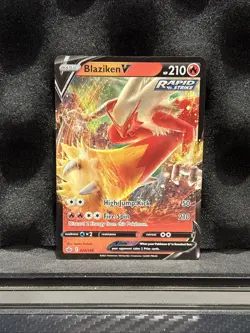 Blaziken V - 020/198 - Pokemon Chilling Reign Sword & Shield Ultra Rare Card NM - Image 1