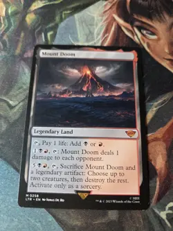 Mount Doom, the Lord of the Rings: Tales of Middle-Earth Magic MTG Card - Image 2