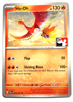Pokemon Ho-Oh! + FREE extra Rare card! - Image 1