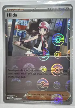 Hilda - 084/086 Poke Ball Pattern Reverse Holo SV: White Flare Pokemon Card NM/M - Image 1