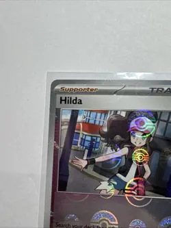 Hilda - 084/086 Poke Ball Pattern Reverse Holo SV: White Flare Pokemon Card NM/M - Image 2