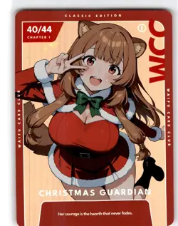 Otaku Box Limited Edition Club Collectible Card 40/44 Christmas Guardian - Image 1