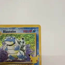 Pokemon TCG Blastoise Holo Rare Card 2/102 Celebrations 25th Anniversary Edition - Image 5