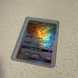 Flygon GX 256/236 Cosmic Eclipse Secret Rainbow Rare Full Art Pokemon Card NEW - Image 3