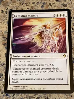 Celestial Mantle 6 Zendikar Regular MTG TCG CARD - Image 1