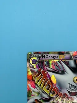 Pokemon Mega M Gengar EX XY166 Full Art Black Star Promo Holo Card - Image 4