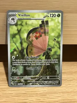 Pokemon 2024 Vivillon Surging Sparks Illustration Rare Card 193/191 NM/Mint - Image 1
