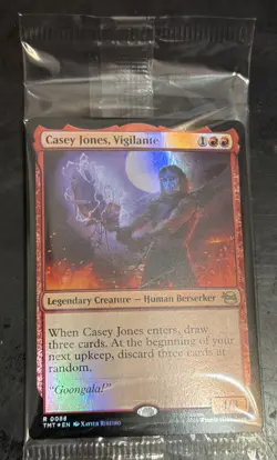 Mtg Casey Jones Vigilante Rare Promo Sealed Lorwyn Drop Magic The Gathering Card - Image 1