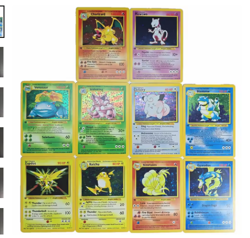 1999 POKEMON Card GAME 1ST EDITION CHARIZARD MEWTWO GYARADOS BLASTOISE 10pcs! - Image 1
