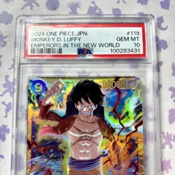 Monkey D. Luffy OP09-119 PSA 10 SEC One Piece Card UK SELLER - Image 2
