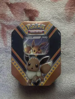 Pokemon Trading Card Game (TCG): Eevee V Powers Tin - FACTORY SEALED NEW 820650807794 - Image 1
