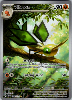 Vibrava - 206/191 - Surging Sparks Illustration Rare Pokemon Card - NM - Image 1