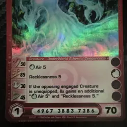 Chaotic Ilx Super Rare Creature Holo Card 20/222 English - Image 2