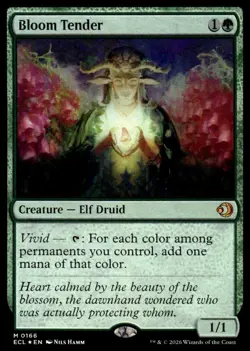 Bloom Tender (FOIL) - Lorwyn Eclipsed - M 0166 - MTG- NM - Image 1
