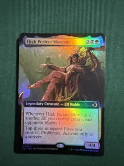 WOTC Lorwyn Eclipsed High Perfect Morcant (Extended Art) (R) (Foil) NM - Image 1