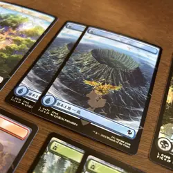 Magic The Gathering Chocobo Bundle Foil Tracks 10 Basic Lands - Image 3