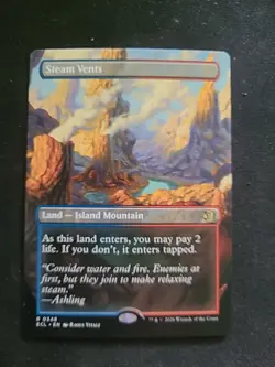 MTG ECL #348 Steam Vents (Borderless) Lorwyn Eclipsed Regular - Image 1