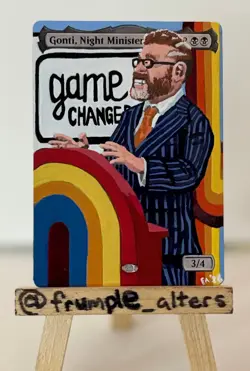 Gonti, Night Minister (Sam Reich) - Altered Art MTG - Magic the Gathering - Image 1