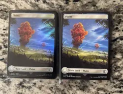 Magic The Gathering Final Fantasy Lands Set of 16 Foil and 16 Non Foil - Image 1