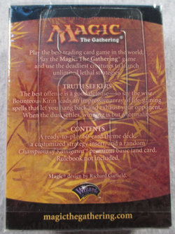 Truth Seekers - Sealed Theme Deck - Magic Gathering ccg Saviors of Kamigawa - Image 2
