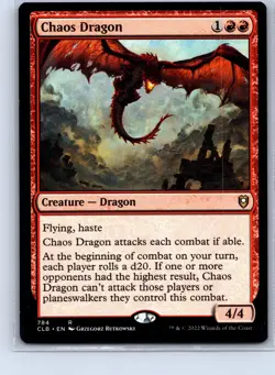 Commander Legends: Battle for Baldur's Gate #784 Chaos Dragon - Image 1