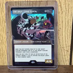 MTG Spider-Man The Spot, Living Portal Borderless Foil - Image 1
