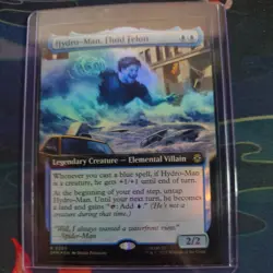 MTG Hydro-Man Fluid Felon 0250 (Borderless Foil) [Marvels Spider-Man Near Mint] - Image 3