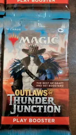 MTG Lot of 4 Outlaws of Thunder Junction Play Booster Packs- Magic the Gathering - Image 2