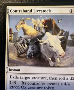 Contraband Livestock 012/361 Uncommon Battle For Baldur's Gate MTG - Image 2
