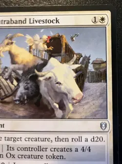 Contraband Livestock 012/361 Uncommon Battle For Baldur's Gate MTG - Image 3