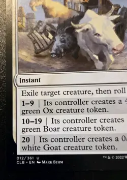 Contraband Livestock 012/361 Uncommon Battle For Baldur's Gate MTG - Image 4