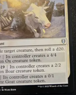 Contraband Livestock 012/361 Uncommon Battle For Baldur's Gate MTG - Image 5