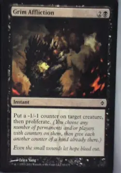 Grim Affliction - The List Reprints: #MM2-84, Magic: The Gathering Lp C283 - Image 1