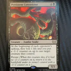Persistent Constrictor Commander: Duskmourn: House of Horror Regular NM - Image 1