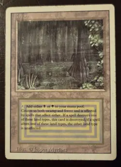 Bayou Magic The Gathering MTG Revised Edition Regular - Image 1