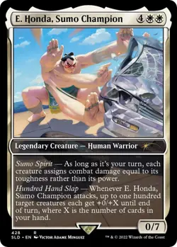 2022 MTG Magic the Gathering SF2 Street Fighter 2 #428 E Honda Sumo Champion - Image 1