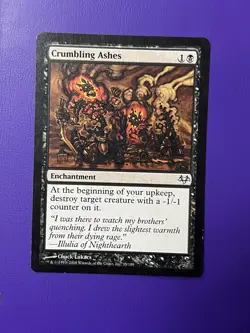 MTG: Crumbling Ashes - Eventide Uncommon - Magic - LP - Image 1