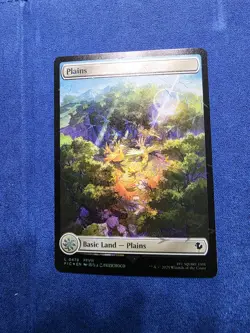 Plains (Chocobo Track Foil) Commander: Final Fantasy Foil MTG #0478 - Image 2