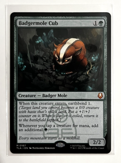 MTG - Avatar - Badgermole Cub - Mythic 0167 - Image 1