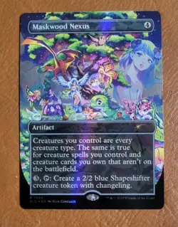 NM Double Rainbow Foil Maskwood Nexus SLD #1904 Secret Lair Everyone's Invited - Image 1