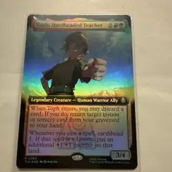 Toph, Hardheaded Teacher - #384 Foil (Extended Art) Avatar - Mtg - Image 1