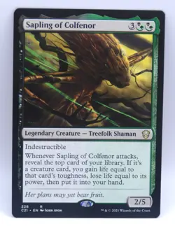 MTG Sapling of Colfenor Commander 2021 Regular NM - Image 1