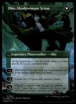 Oko, Lorwyn Liege (Borderless) Lorwyn Eclipsed Foil #287 - Image 2