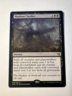 MTG - Shadows' Verdict Zendikar Rising Rare 124 NM+ - Image 1