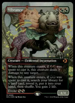 WOTC Lorwyn Eclipsed Vibrance (Borderless) (MR) (Foil) NM - Image 1